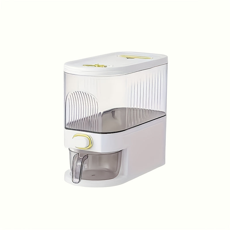 Havo o'tkazmaydigan guruch dozatori, donalarni saqlash konteyneri, suv o'tkazmaydigan plastmassa oshxona tashkilotchisi