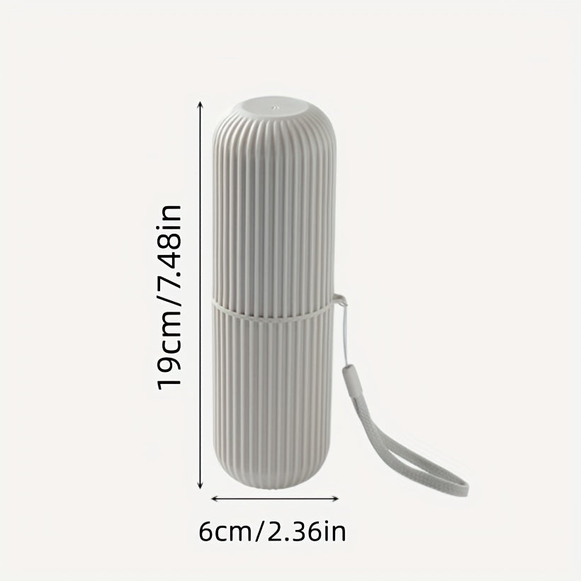 Travel Toothbrush Case with Gargle Cup, Portable, Multifunctional Storage Box