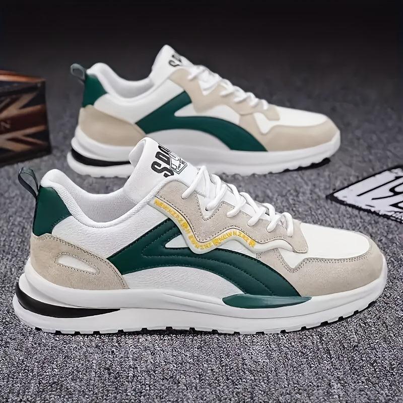 Zapatos deportivos ligeros para hombre, zapatillas casuales con buena tracción, antideslizantes y resistentes al desgaste