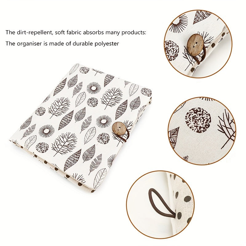 Diaper Bag with Wipes Dispenser Portable Polyester Storage Bag Multiple Colors