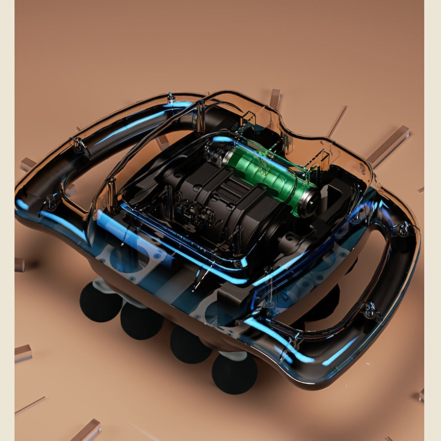 Myofascial Massage Gun with 16 Heads Portable Rechargeable Body Muscle Massager