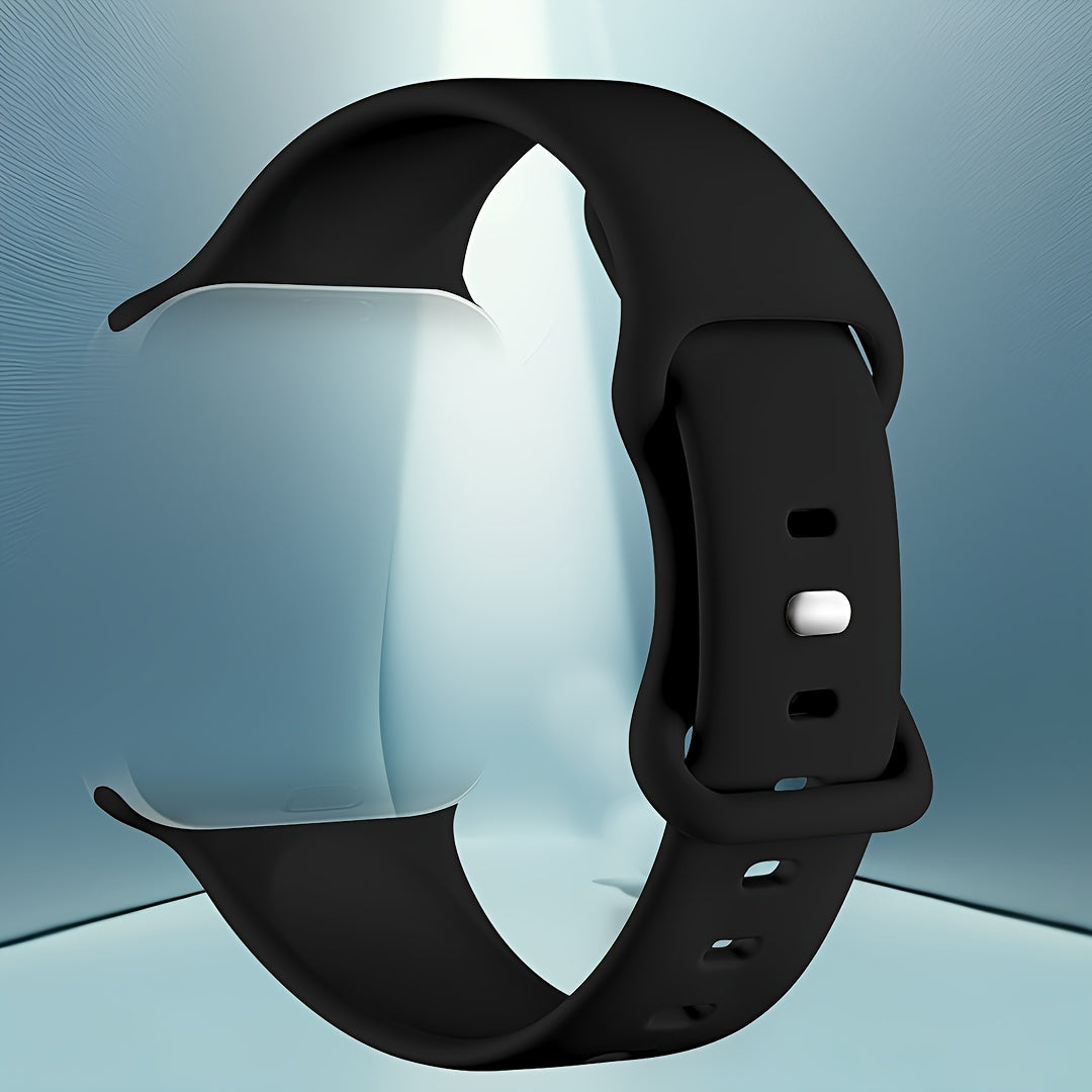 CHINBER Мягкий силиконовый спортивный ремешок для iWatch - Подходит для 38 мм до 49 мм, совместим с сериями SE/Ultra/9/8/7/6/5/4/3/2/1