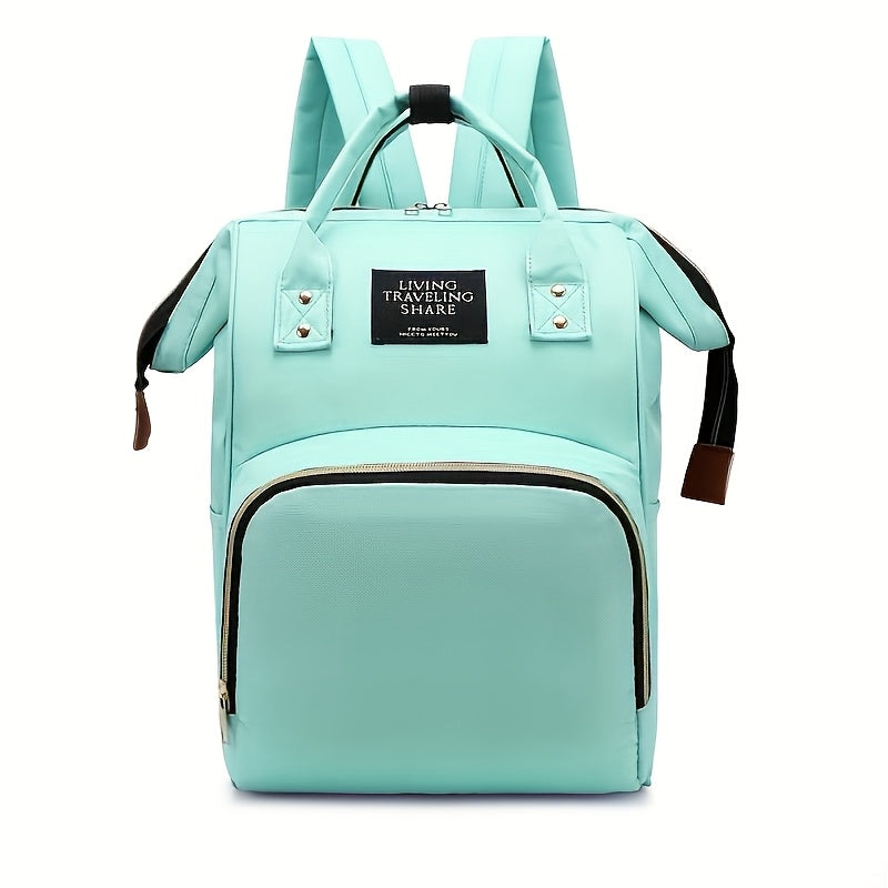 Ayollar uchun qora Oxford matodan tayyorlangan choyshab sumka, engil, keng va ko‘p funksiyali ryukzak