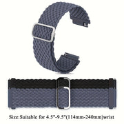 Correas de reloj de nylon trenzado compatibles con 20mm y 22mm para Galaxy Watch 4 y 5 Pro Pulseras elásticas y ajustables