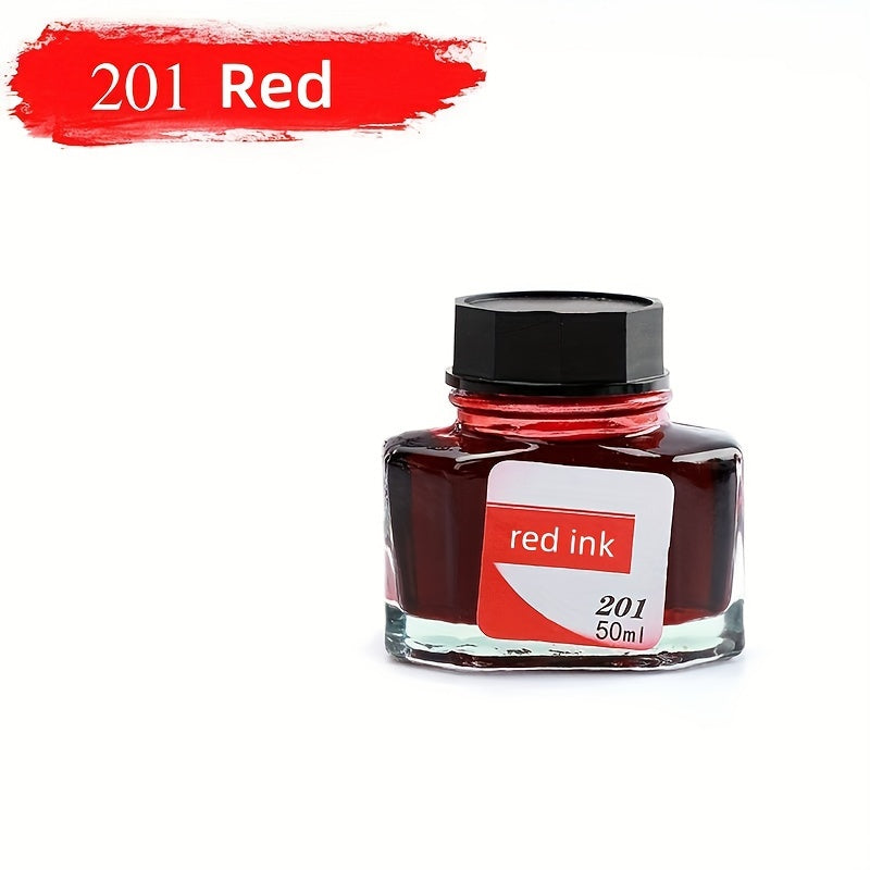 Ballpoint Pen Ink Bottle for Smooth Writing in Black Blue Red for Students Office