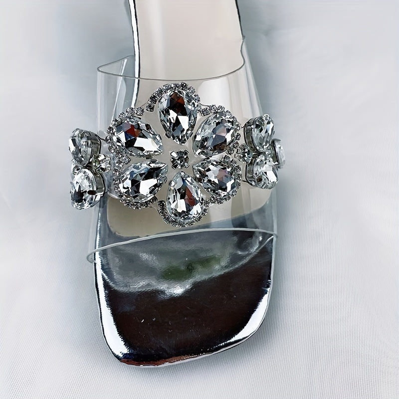 DIY Rhinestone Applique for Shoes and Wedding Gowns with Adhesive Backing