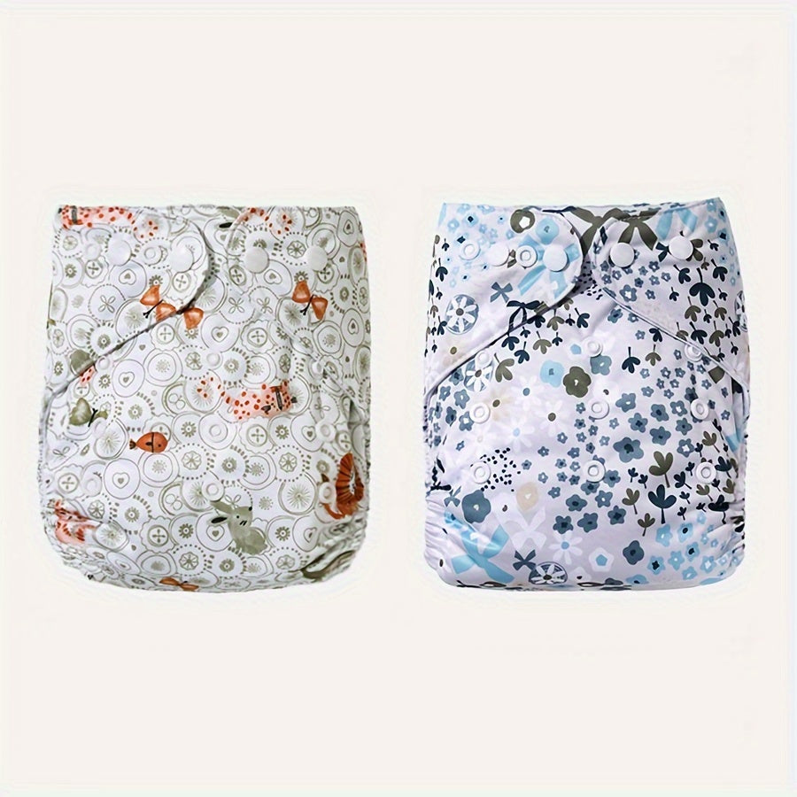 Baby Diapers Reusable Waterproof Washable Adjustable for Newborns