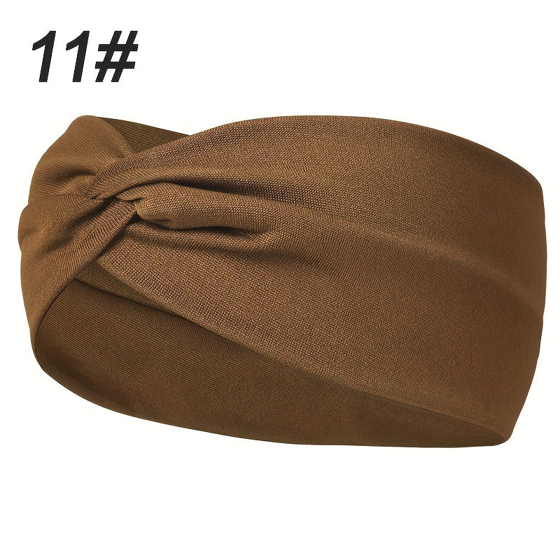 Ayollar uchun bir rangli burmalangan soch to'rva elastik terlash bantlari