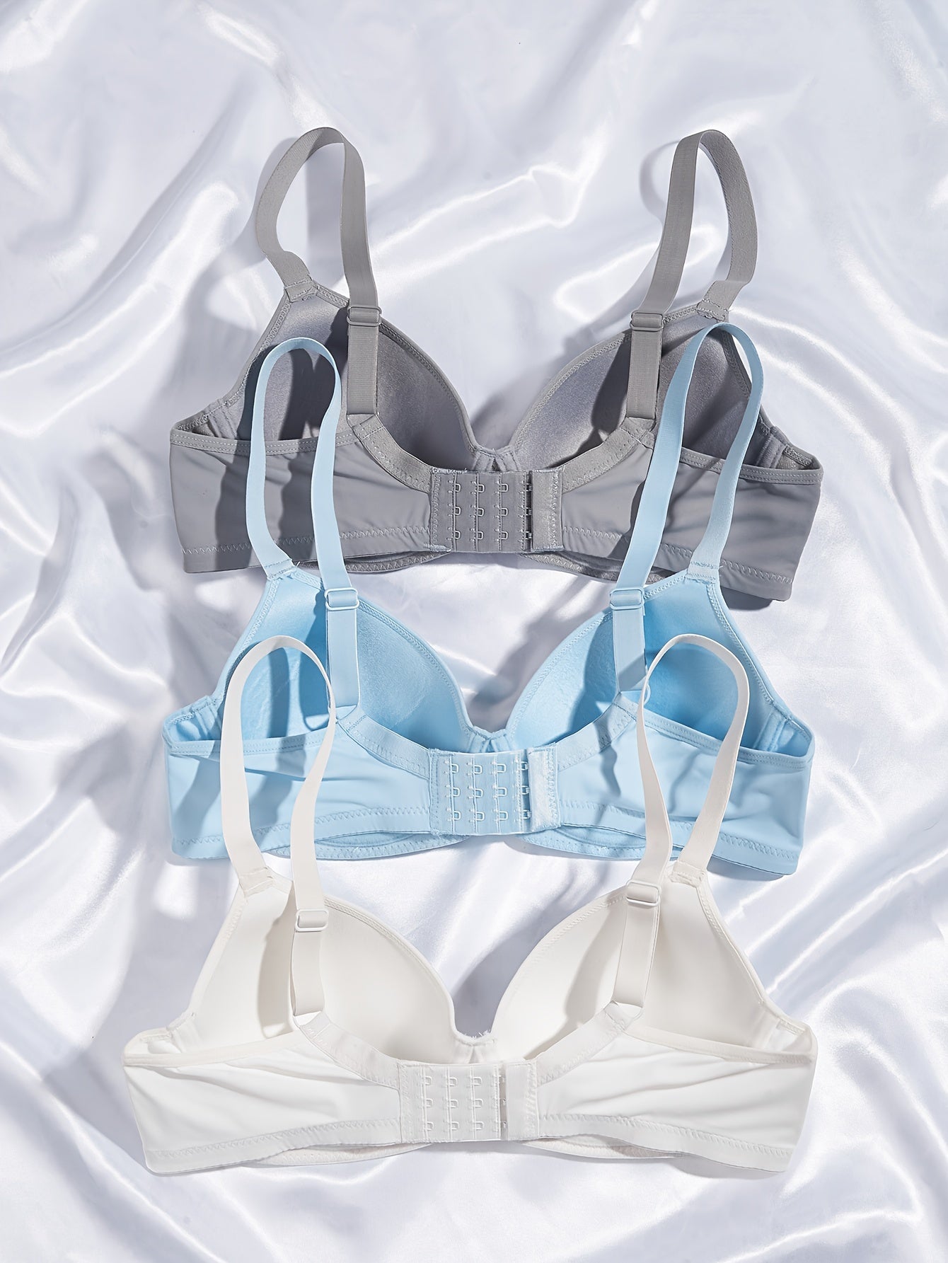 Women's Cotton Push Up T-Shirt Bras Comfortable Lingerie Underwear