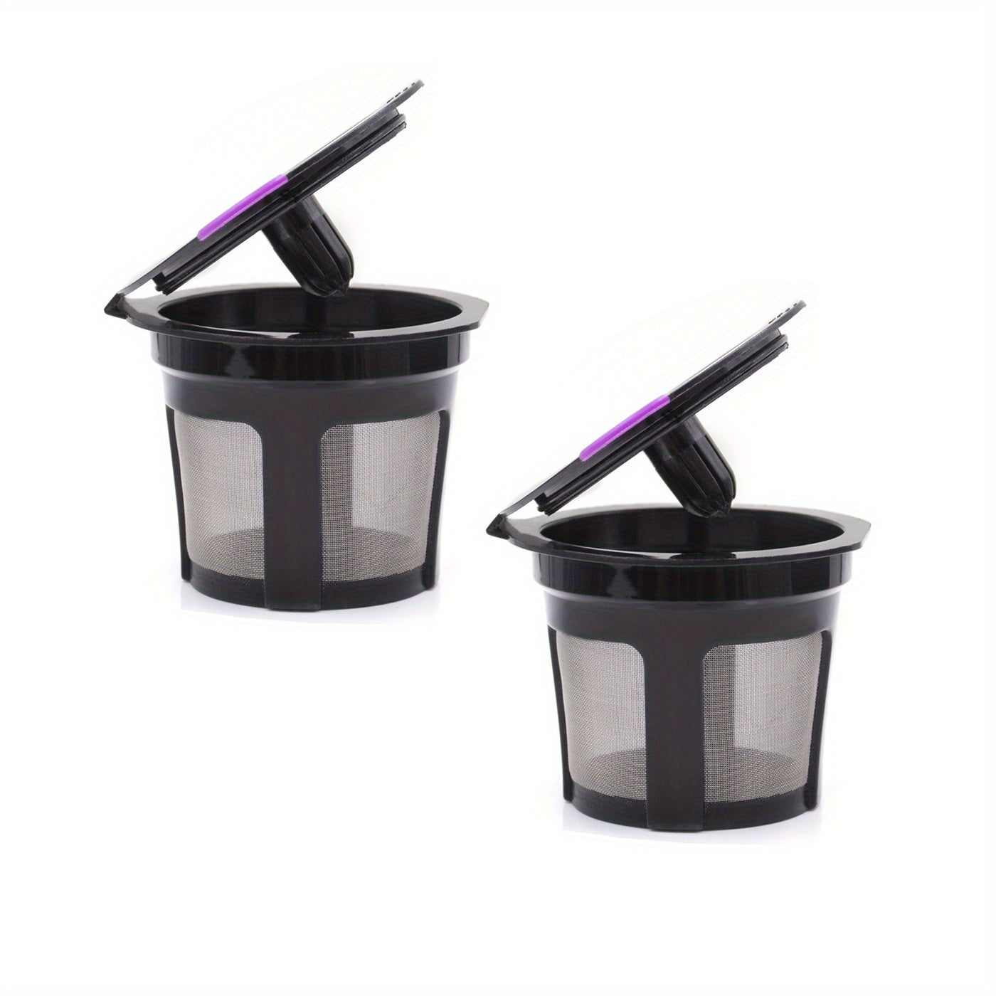 Keurig 2.0/1.0 va Mini Plus uchun qayta ishlatiladigan Qahva K Kup Filtrlari to'plami