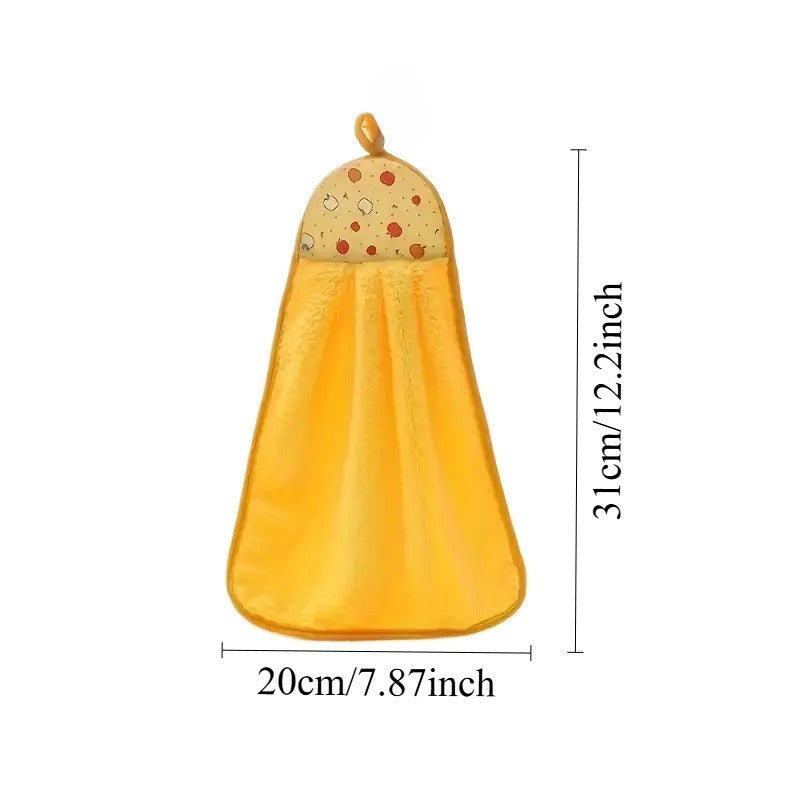 5/10/20 ta Koral Fleece Oshxona Qo'l Sochiqlari, Juda Yumshoq va Singdiruvchi, To'kilmaydigan, Zamonaviy Patchwork Uslubi, To'qilgan Polyester 100%, 57gsm, Uy va Mehmonxona Tozalash Ta'minotlari uchun Ideal.