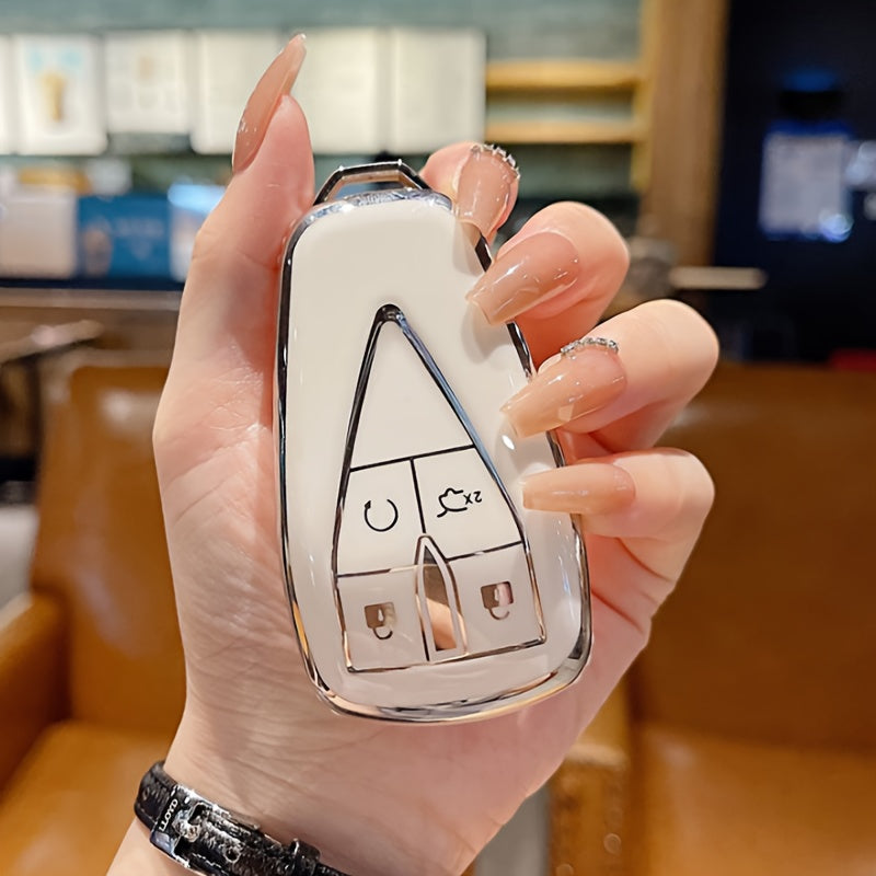 Universal TPU Key Fob Cover for Car Keys, Slim, Shockproof, Durable