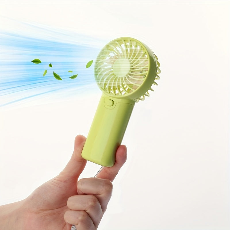 Portable Handheld Fan Battery-Operated Lightweight for Office Travel Outdoor
