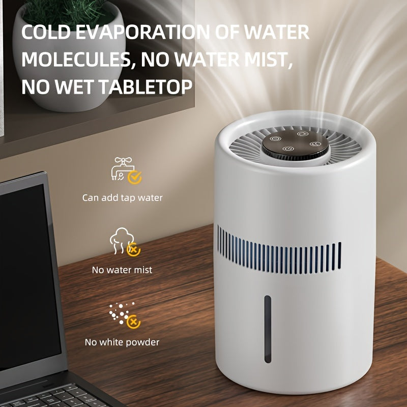 Ultrasonic USB Humidifier for Home Bedroom Office Desk Purifies Air