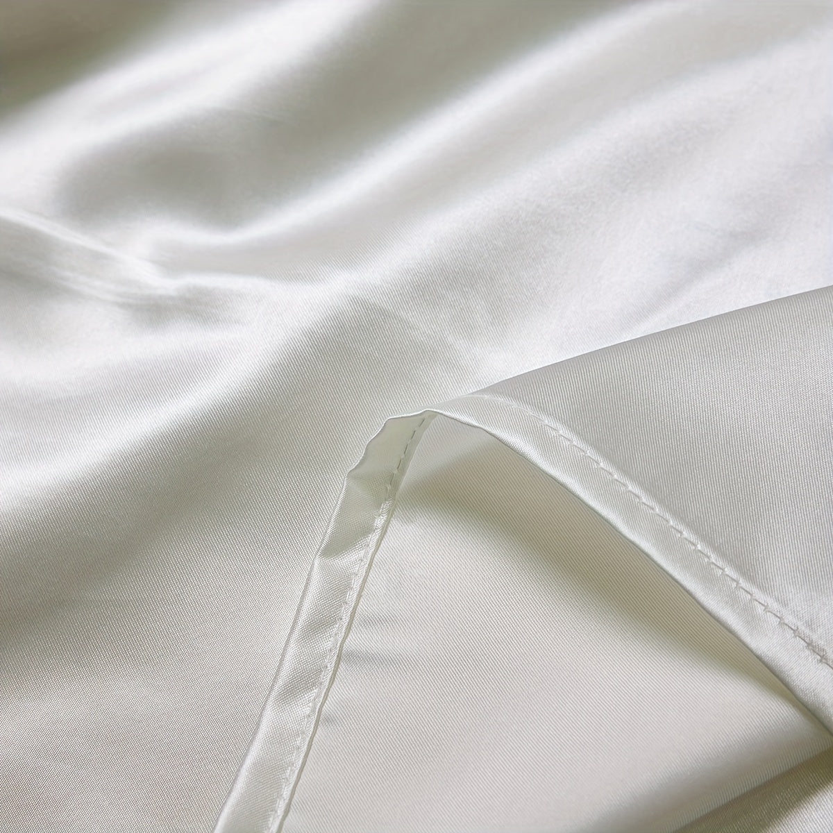 Set of 2 Satin Pillowcases in Multiple Colors Soft Airy Envelope Closure