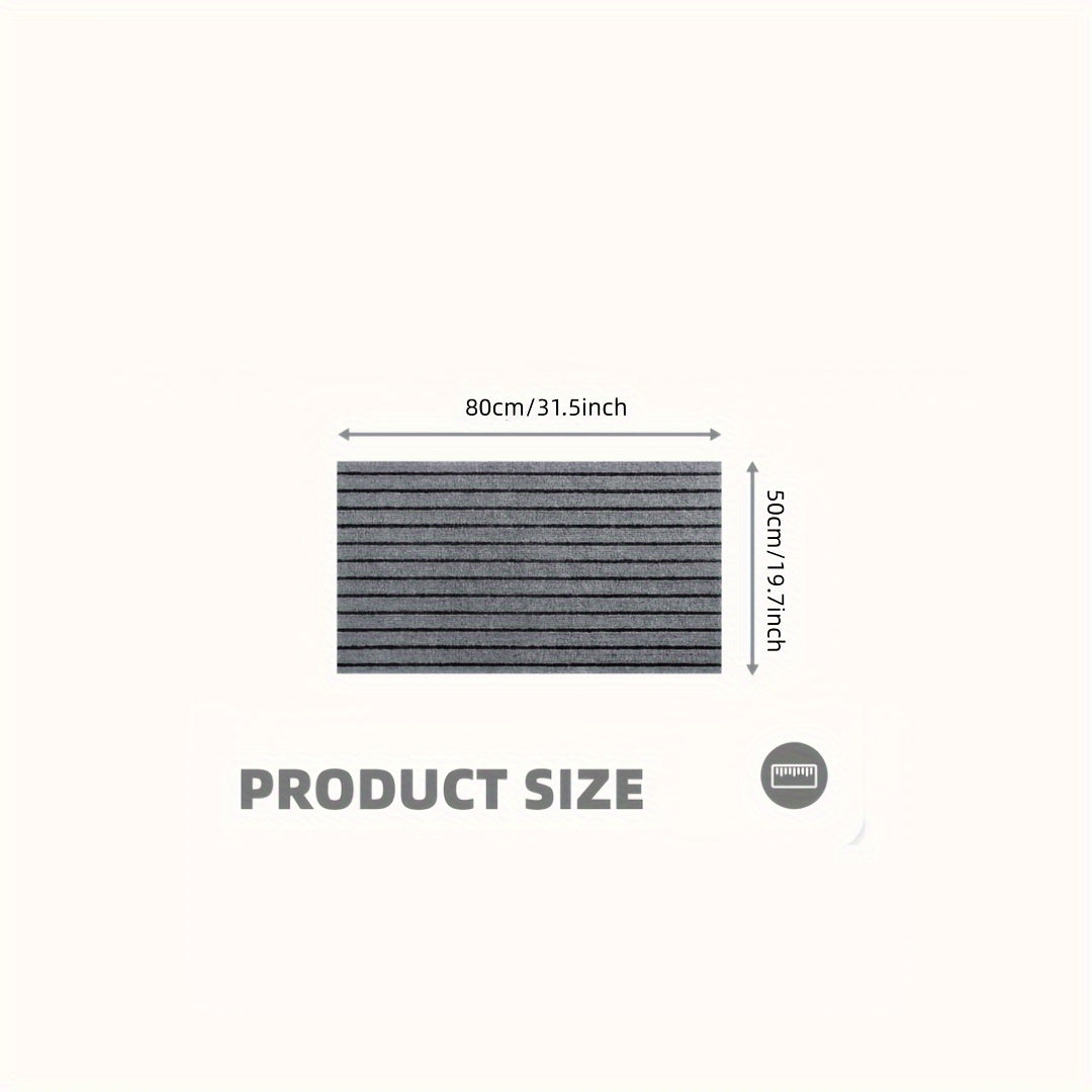 Alfombra de cocina rectangular 1.8m x 0.9m antideslizante, impermeable y resistente al aceite