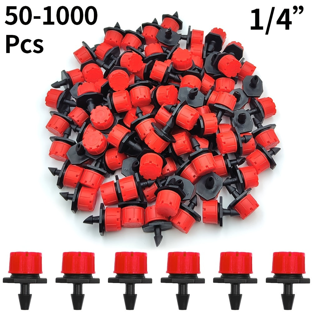 Клапан для полива сада, регулируемый капельник, микроподвод воды для балкона, двора, теплицы, 50/500/1000 шт.