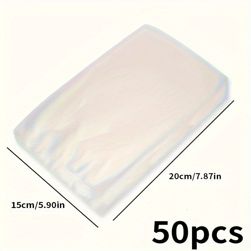 Pack of 50 Food Storage Vacuum Sealer Bags for Kitchen and Dining