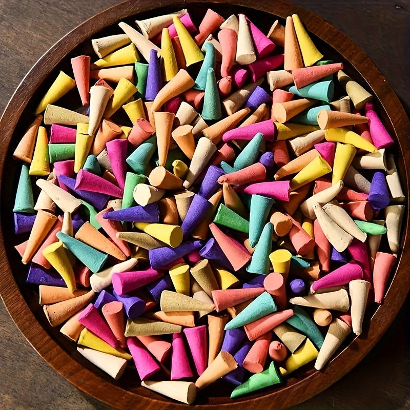Wooden Fragrance Cones Set 80/120 for Aromatherapy Home Incense Deodorizing
