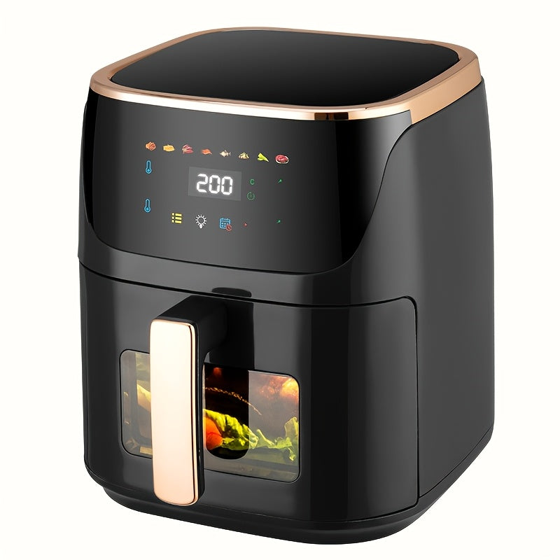 7L Электрическая фритюрница с цифровым дисплеем, здоровое приготовление, идеально для курицы, картофеля фри, крылышек, кухня
