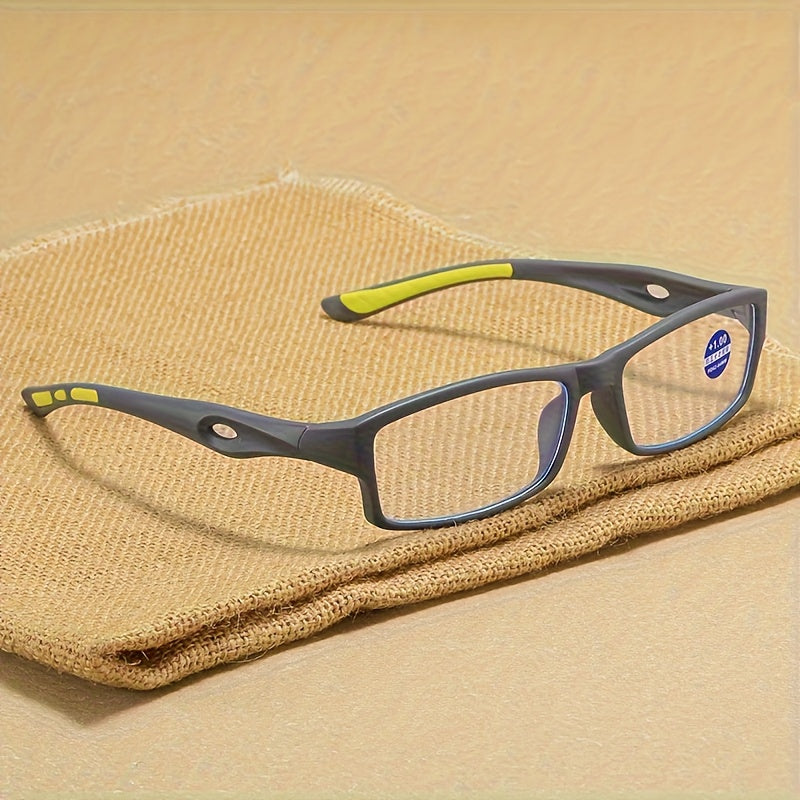 Набор из 3 ультралегких очков для чтения для людей среднего и пожилого возраста, нескользящие, против утомляемости