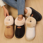 Women's Winter Snow Boots Faux Fur Lined Non-Slip EVA Sole Indoor Outdoor