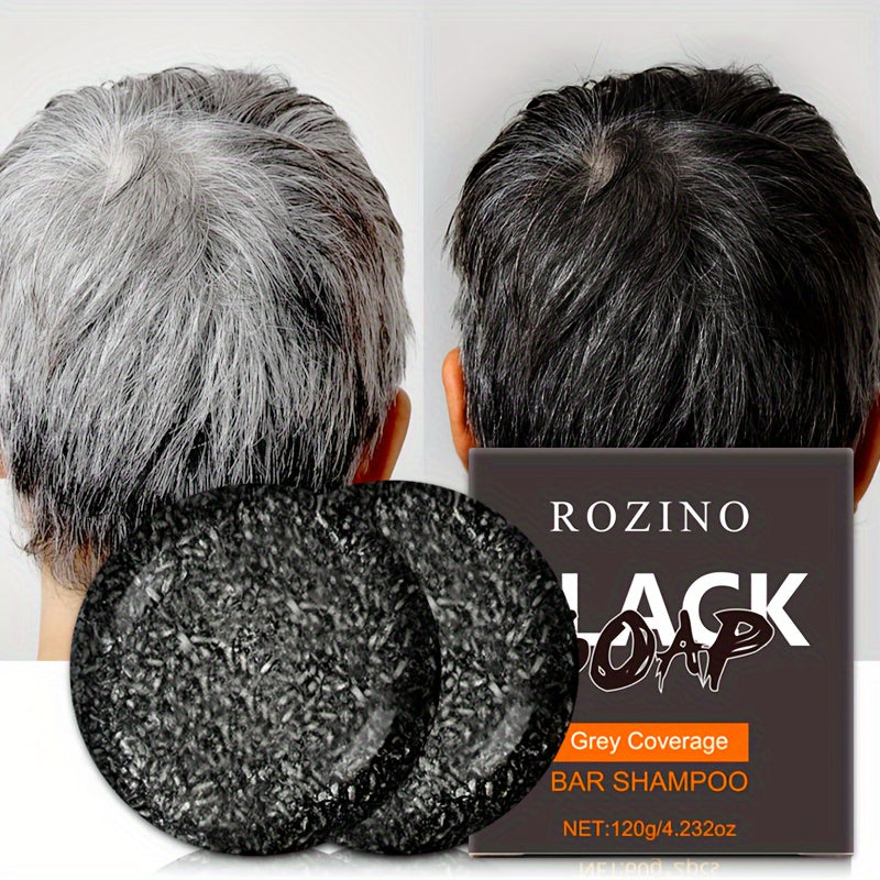 Два набора черного мыла для волос для естественно питаемых, блестящих черных волос с экстрактом шелковицы. Начните свое путешествие к роскошному уходу за черными волосами дома и восстановите цвет ваших волос.