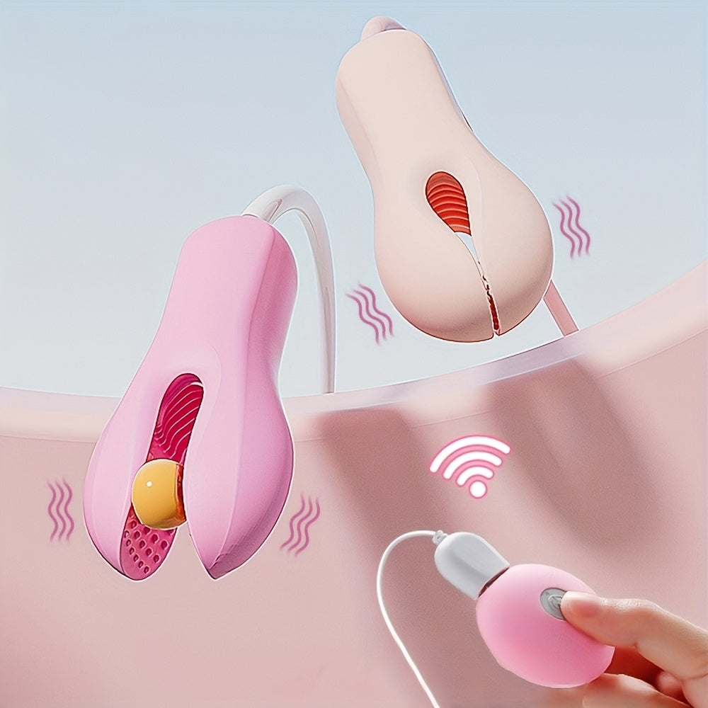 Vibratsiyali nipel klamp klitoris klamp SM bog‘lovchi ayollar uchun jinsiy o‘yinchoq, masofadan boshqariladigan