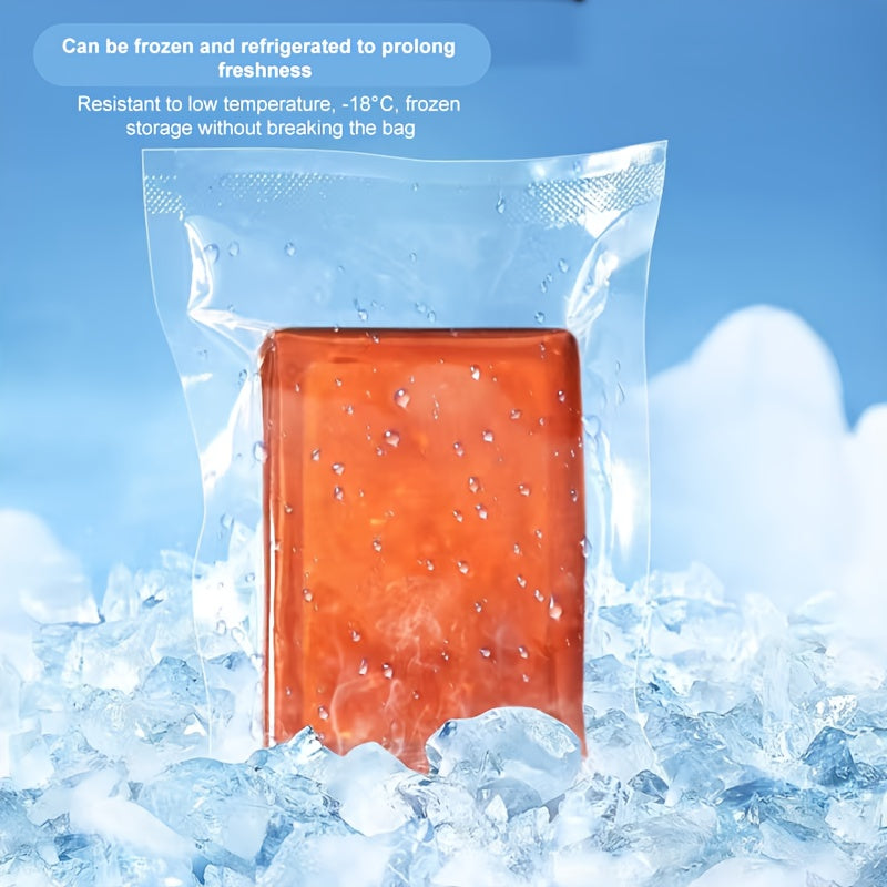 Vacuum Sealing Bags 100 Pack Silk and Polyester Nylon Food Storage Bags