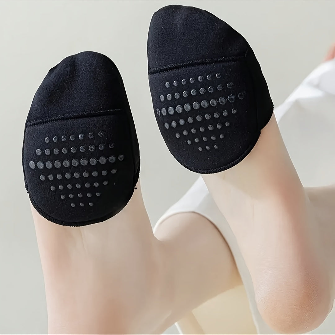 Unisex Foam Sock Style Forefoot Pads Anti-Slip Wear-Resistant Insoles