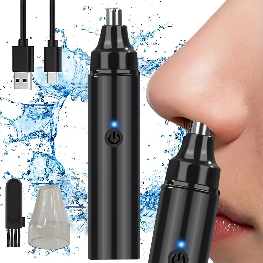 USB rechargeable nose and facial hair trimmer ideal gift for men