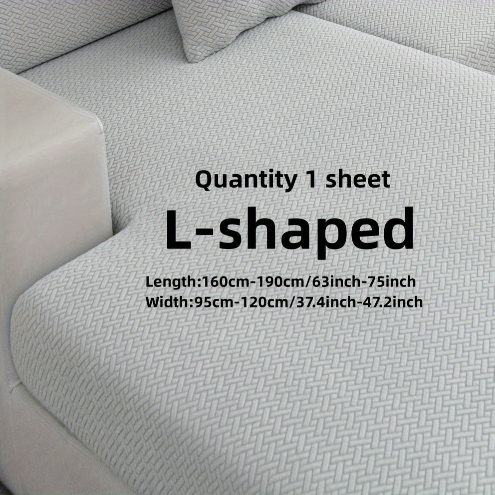 Checkered Polar Fleece Sofa Cover Universal Fit Machine Washable Multi-Purpose