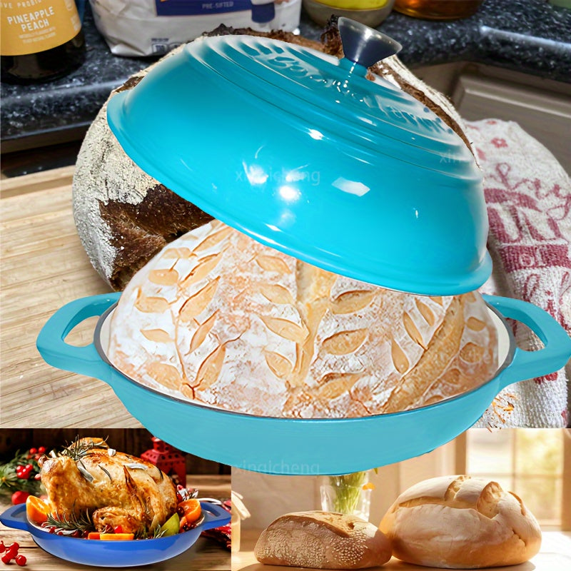 Enamel Cast Iron Loaf Pan 27.94cm for Sourdough and Bread Baking
