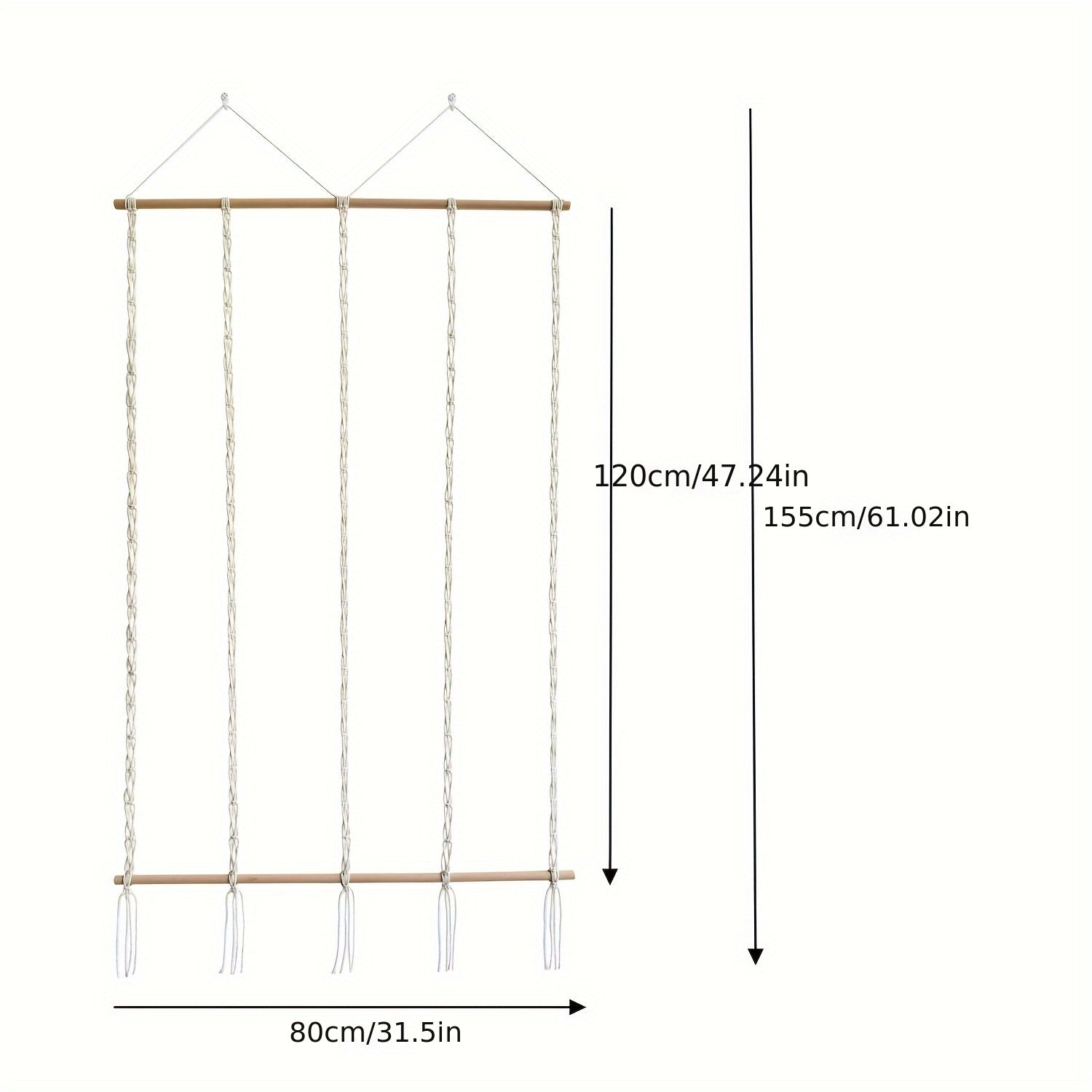Bohemian Plush Toy Storage Rack with 26/40 Capacity for Living Rooms and Bedrooms