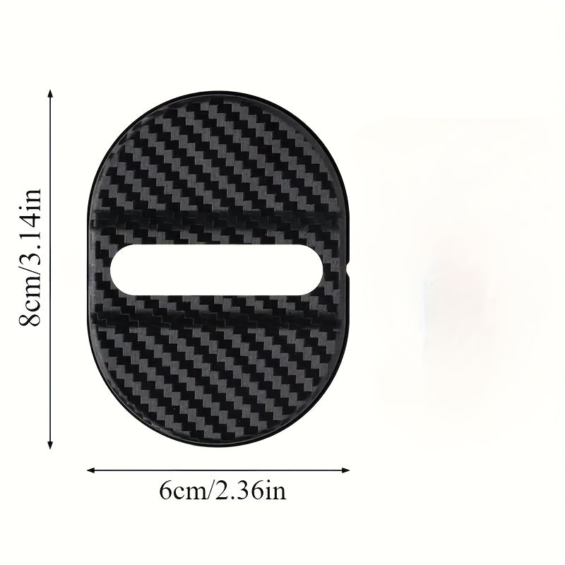 Universal Car Door Lock Cover Set PVC Anti-Rust Plastic Door Protectors 4pcs