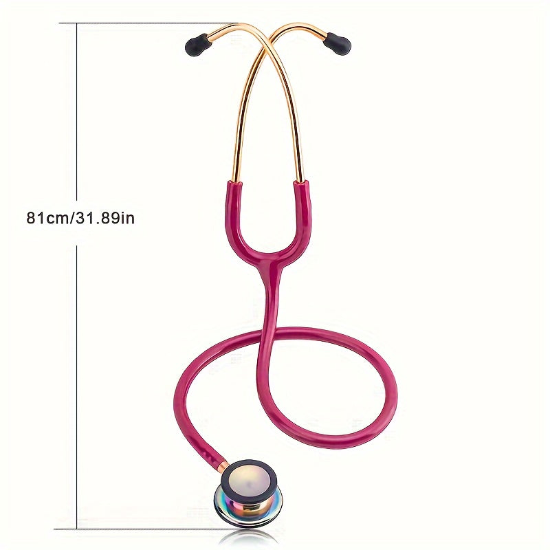 Professional Cardiology Stethoscope for Nurses and Doctors Double-Sided Portable Medical Exam Tool