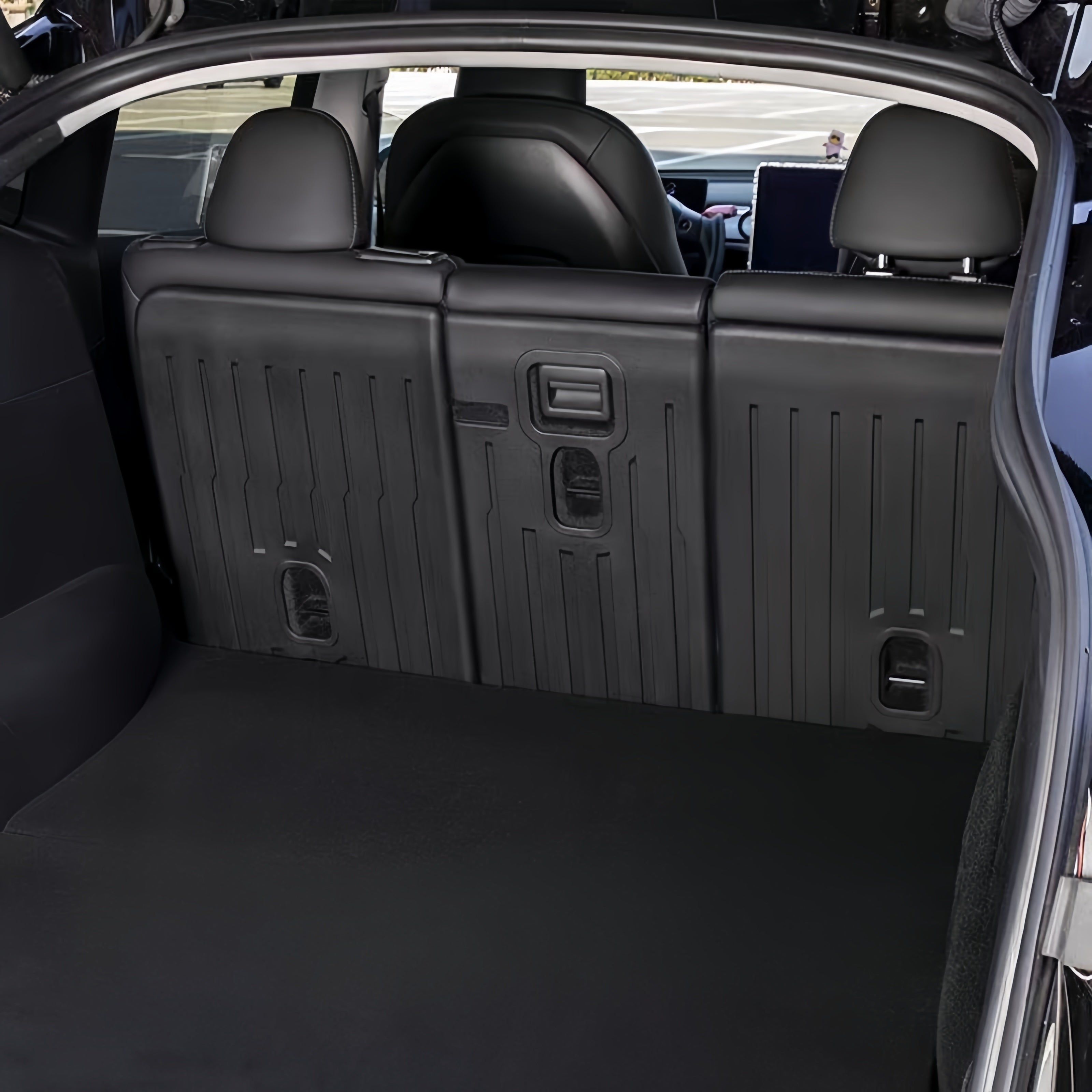 Rear Seat Back Protector Mat TPE for Vehicle Cushion Cover Scratch-Resistant