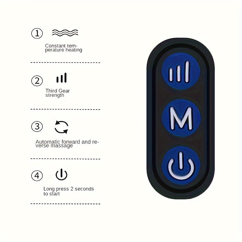 Electric Neck Massage Pillow U-Shaped Rechargeable USB Powered