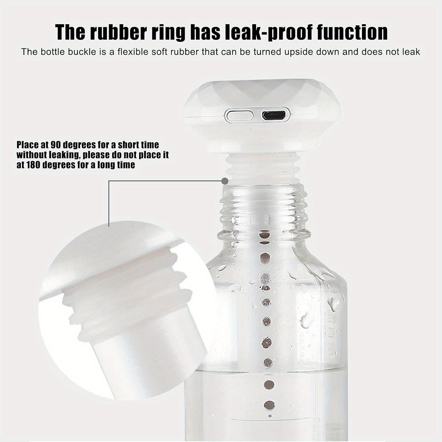 Compact USB Desktop Humidifier for Office Bedroom Travel Cool Mist Purifier