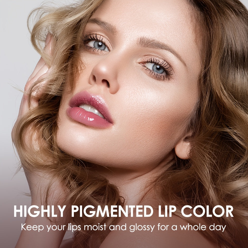 Red Carving Matte Lipstick Waterproof Long-Lasting Satin Finish for Smooth Red and Nude Lips