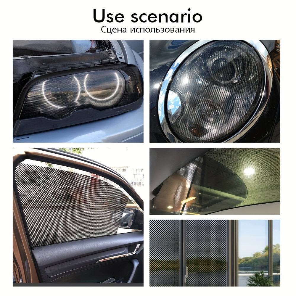 Avtomobil shisha quyosh nuri himoya filmi quyosh nurlari oldini oluvchi stiker old oynaning issiqlik izolyatsiyasi