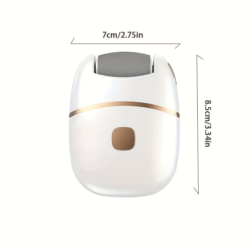 Portable Foot Grinder with 3 Replaceable Heads USB Rechargeable Callus Remover for Hard Skin