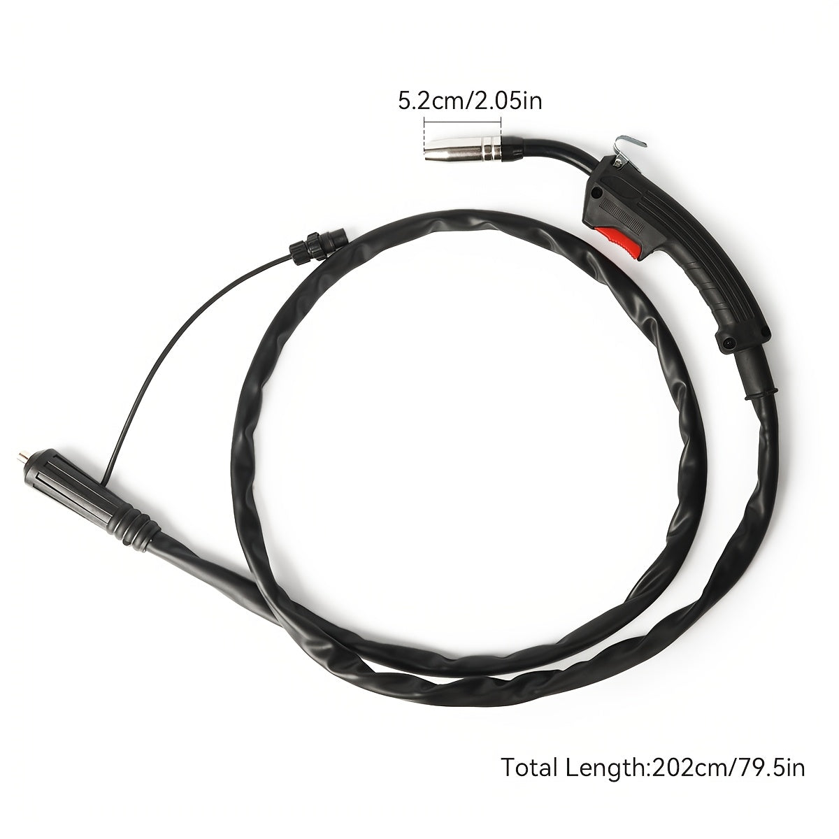 Газовая сварочная горелка без газа, тяжелый кабель, устойчивый к коррозии, долговечный