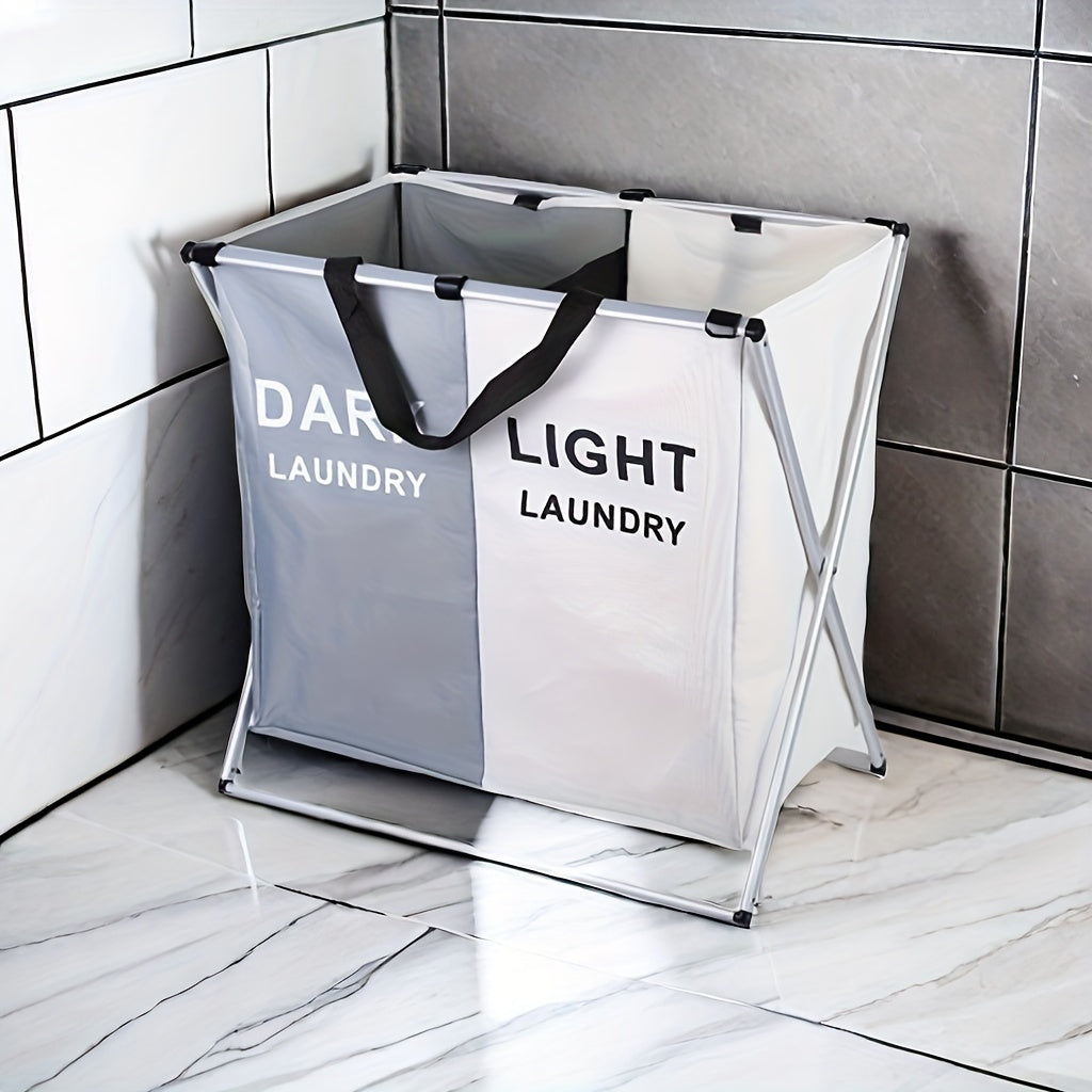 1 dona iflos kiyimlar savati, iflos kiyimlar saqlash hamperi, 2 yoki 3 qatorli egiluvchan kir yuvish savati, tartibga solish uchun, uyda foydalanish uchun qopqoq bilan kir yuvish to'plami, yashash xonasi, yotoqxona, hammom va uy uchun ideal.