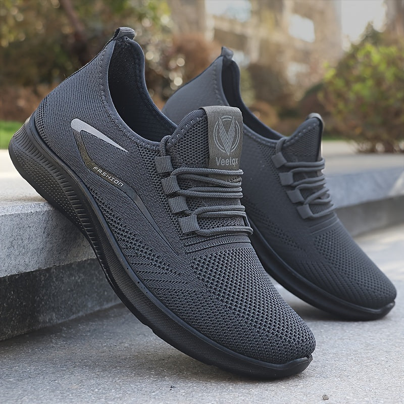 Men's Breathable Fabric Sneakers for Outdoor Jogging Casual All-Season Low Top