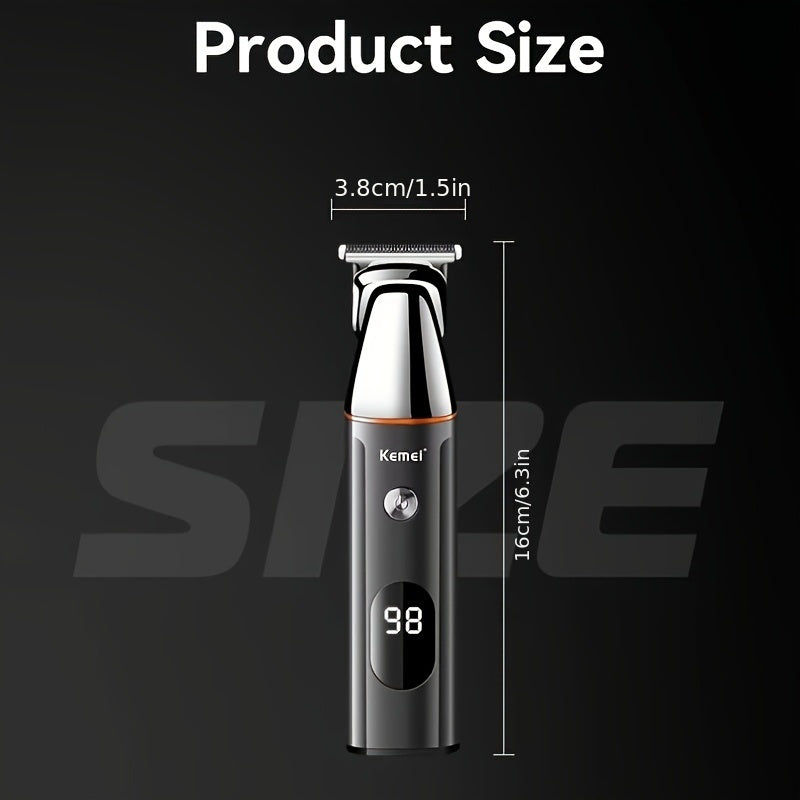 Chegara osha 5-in-1 Oilaviy to'plam, LED LCD raqamli displey bilan, sochni qirqish, so'zlash, tanani parvarish qilish uchun