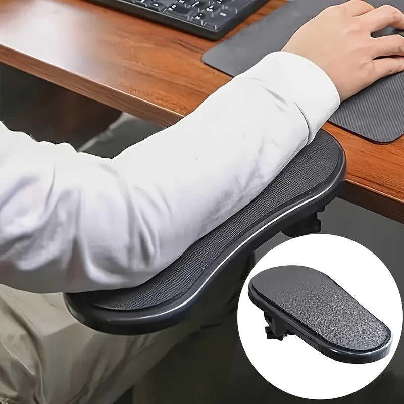 Ergonomic Desk Armrest Extender Black for Gaming and Office Elbow Support