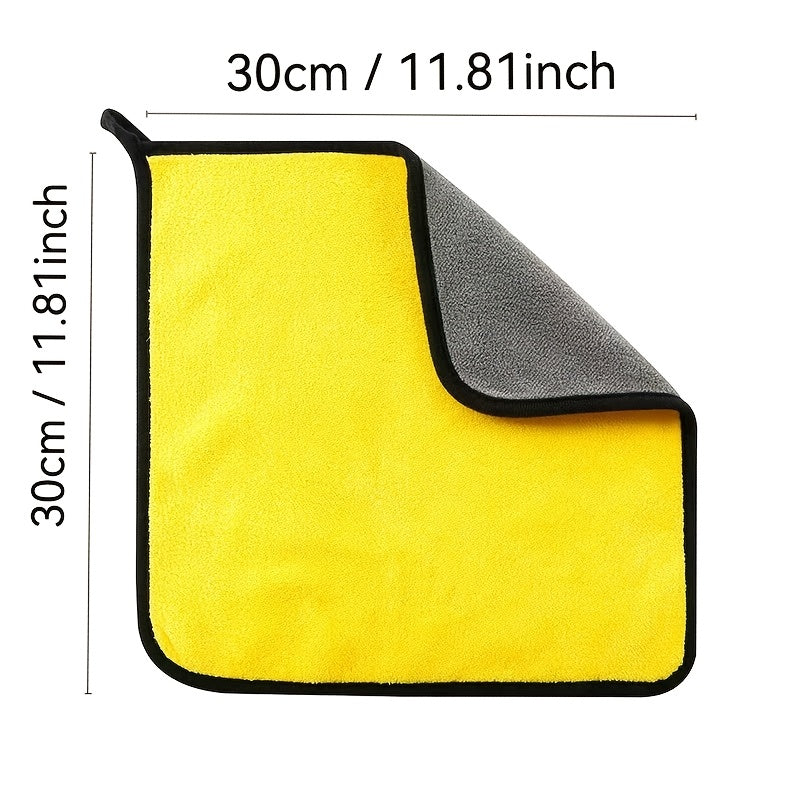 Avtomobil va uy uchun 5 ta mikrotozalash sochiqlari, lintsiz mato