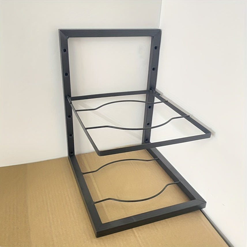 Stainless Steel Under Sink Pot Rack Multi-Layer Kitchen Storage Organizer