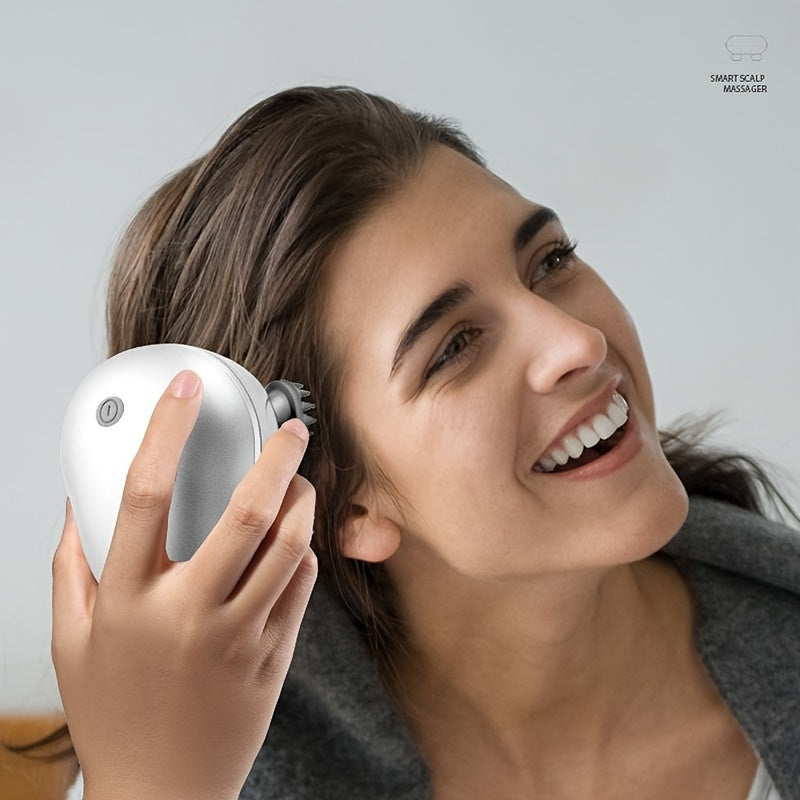 To'liq tana dam olish uchun 4 ta ajratiladigan massaj tirgaklari bilan jihozlangan portativ zaryadlanadigan elektr bosh massajchisi.